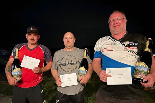 Sieger Kategorie 2 vlnr Str&auml;hl Claudio, L&uuml;thi Heinz, Hofer Michael